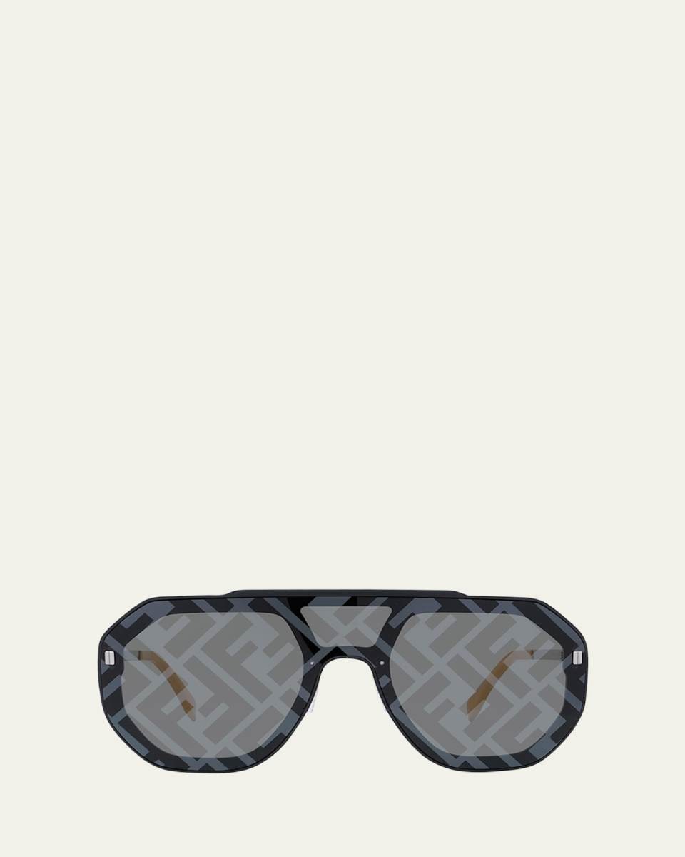 FF Logo Injection Plastic Shield Sunglasses